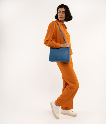 ONRA Vegan Crossbody Bag - Vintage | Color: Blue - variant::bluejay