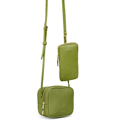 SWAE Vegan Crossbody Bag - Vintage | Color: Green - variant::frog