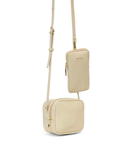 SWAE Vegan Crossbody Bag - Vintage | Color: White - variant::vanilla