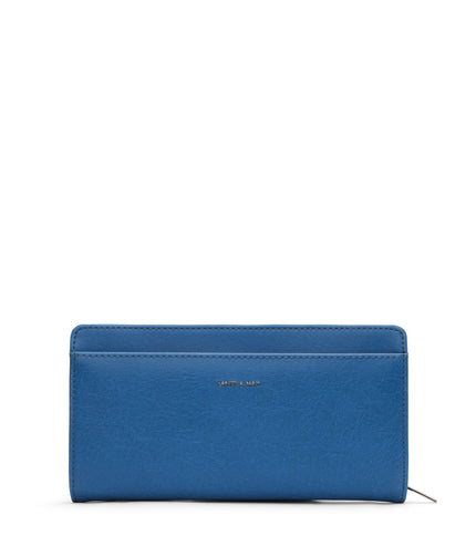 WEBBER Vegan Wallet - Vintage | Color: Blue - variant::bluejay