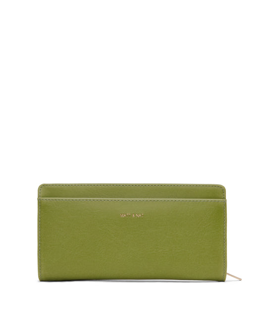 WEBBER Vegan Wallet - Vintage | Color: Green - variant::frog