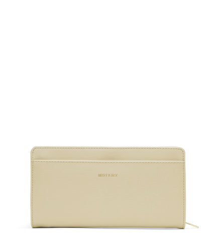 WEBBER Vegan Wallet - Vintage | Color: White - variant::vanilla