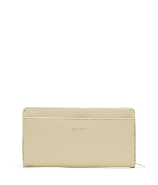WEBBER Vegan Wallet - Vintage | Color: White - variant::vanilla