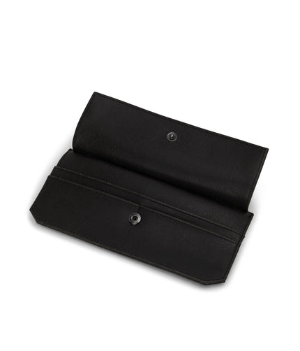 PERLA Vegan Flat Wallet - Vintage | Color: Black - variant::black
