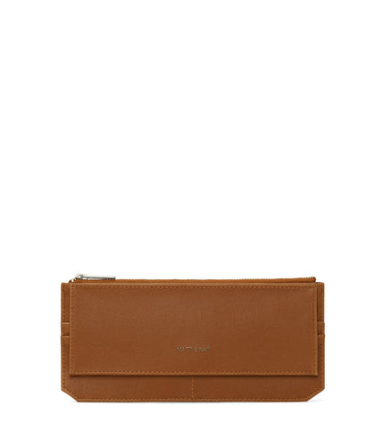 PERLA Vegan Flat Wallet - Vintage | Color: Brown - variant::chili