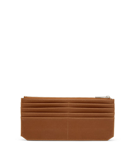 PERLA Vegan Flat Wallet - Vintage | Color: Brown - variant::chili