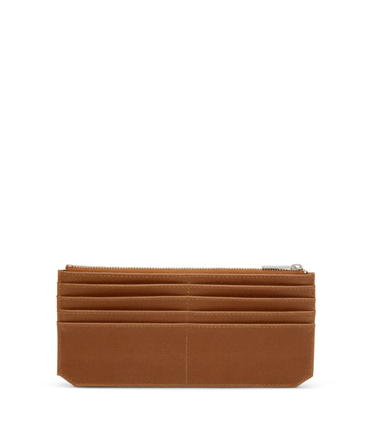 PERLA Vegan Flat Wallet - Vintage | Color: Brown - variant::chili