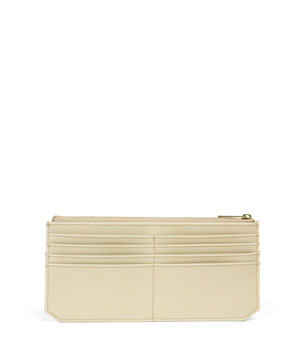 PERLA Vegan Flat Wallet - Vintage | Color: White - variant::vanilla