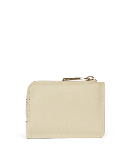 SEVASM Small Vegan Wallet - Vintage | Color: White - variant::vanilla