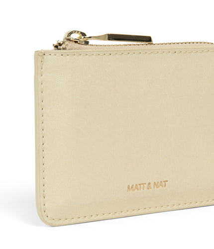 SEVASM Small Vegan Wallet - Vintage | Color: White - variant::vanilla