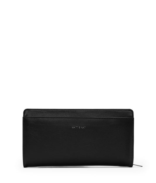 WEBBER Vegan Wallet - Vintage | Color: Black - variant::black