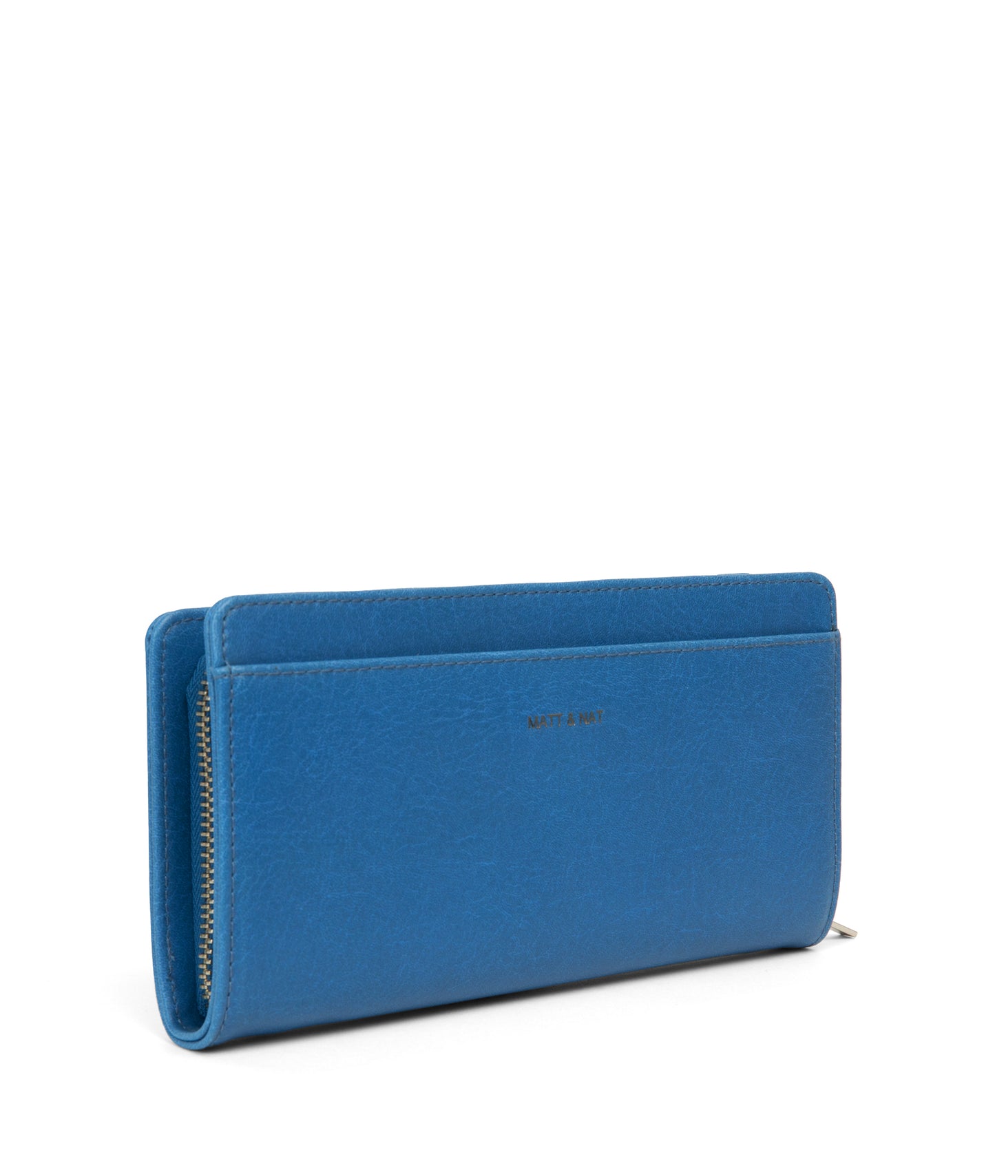 WEBBER Vegan Wallet - Vintage | Color: Blue - variant::bluejay