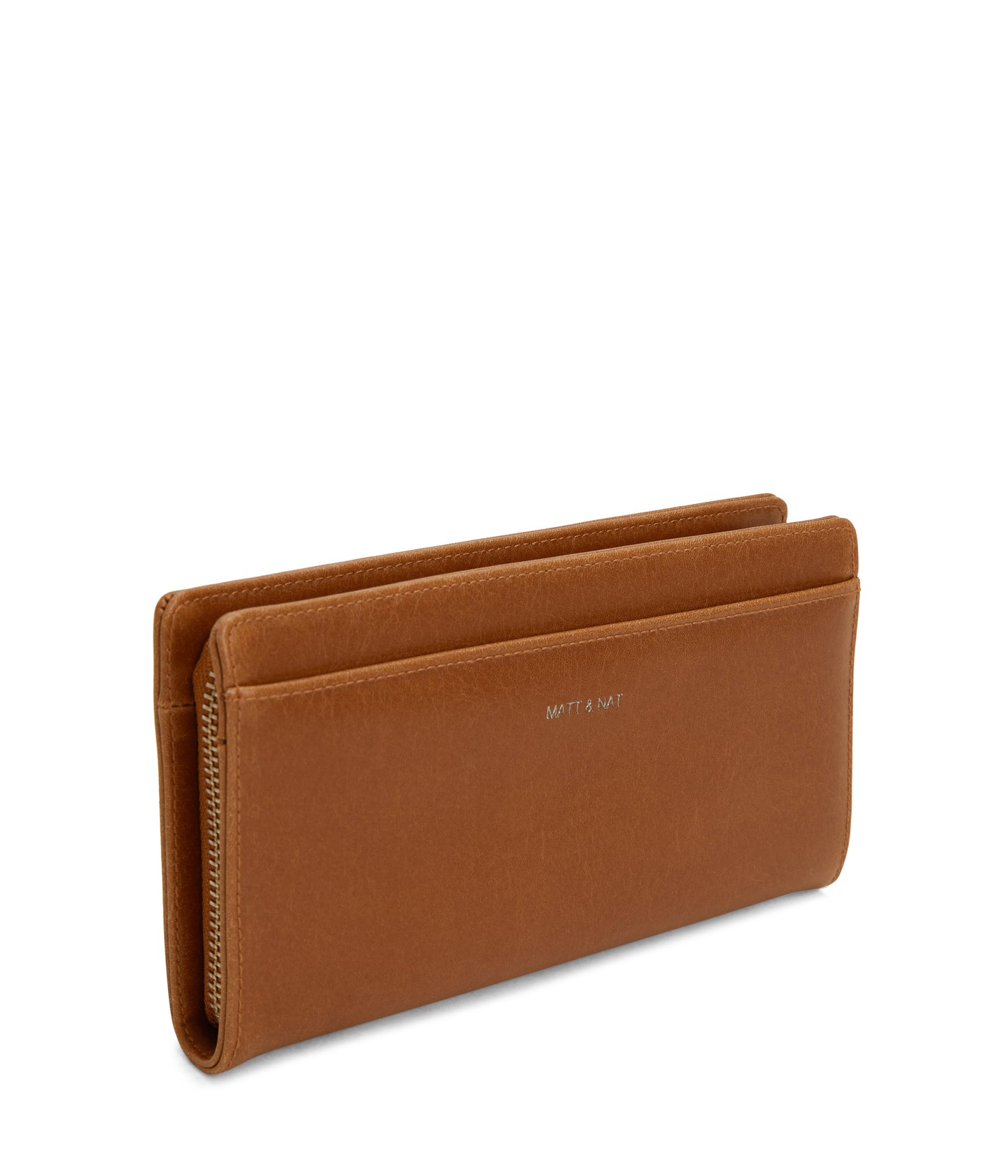 WEBBER Vegan Wallet - Vintage | Color: Brown - variant::chili