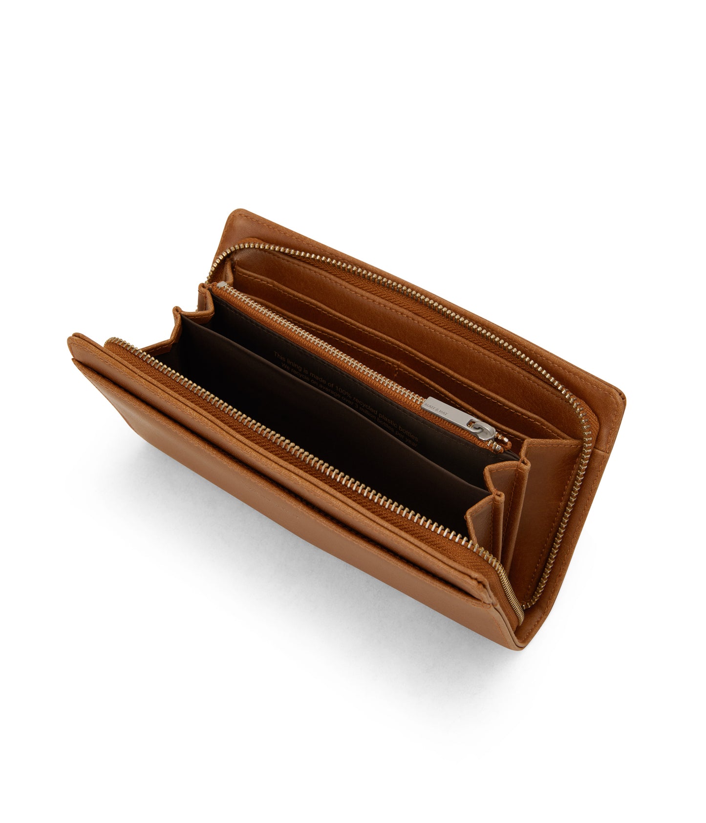 WEBBER Vegan Wallet - Vintage | Color: Brown - variant::chili