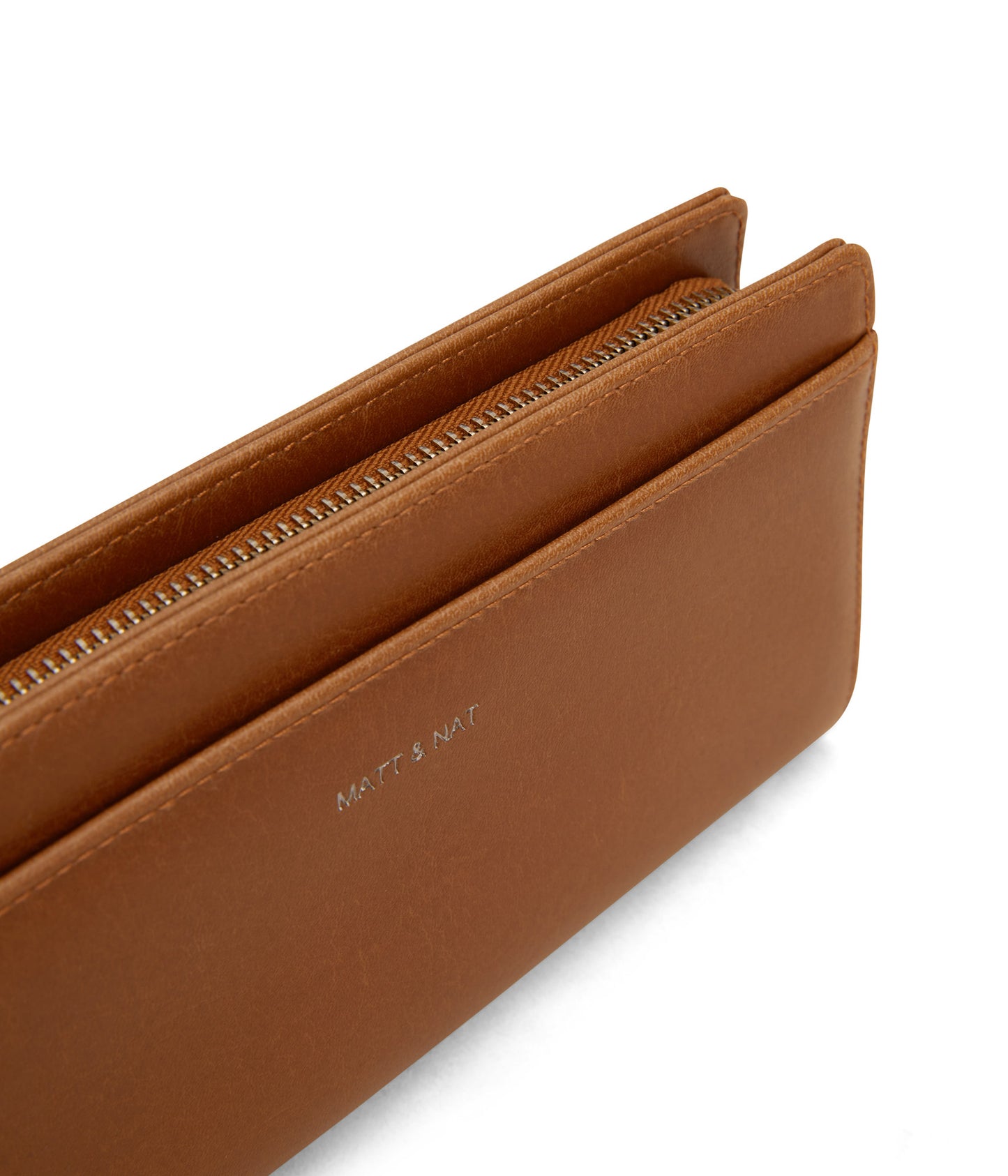 WEBBER Vegan Wallet - Vintage | Color: Brown - variant::chili