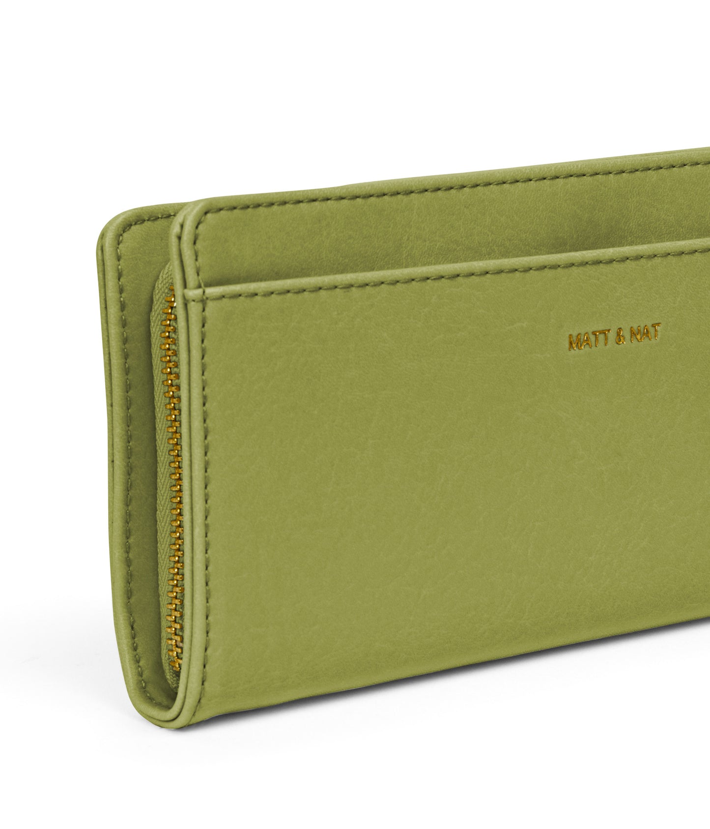 WEBBER Vegan Wallet - Vintage | Color: Green - variant::frog