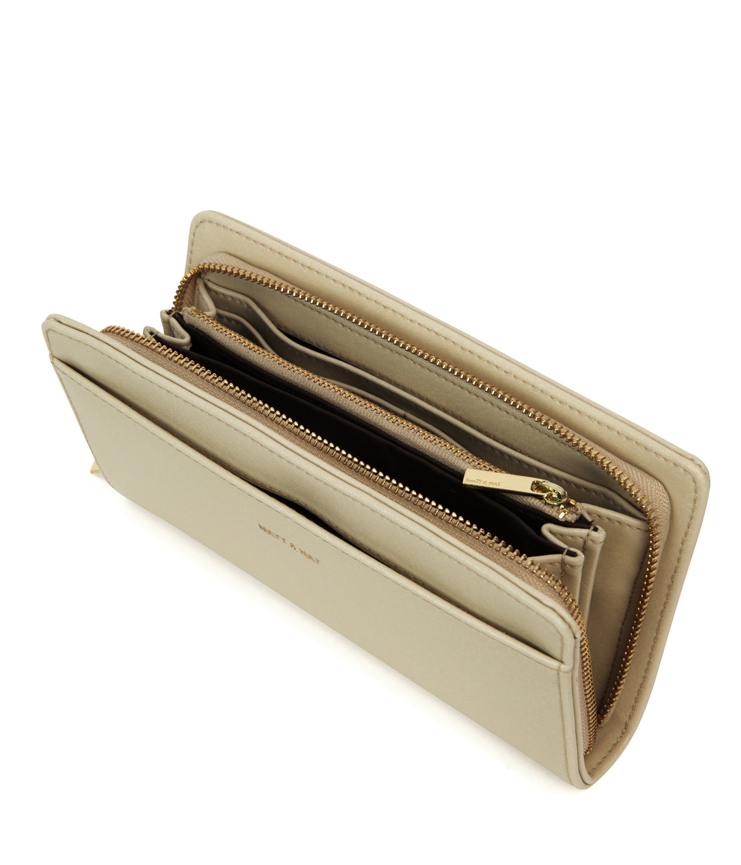 WEBBER Vegan Wallet - Vintage | Color: White - variant::vanilla