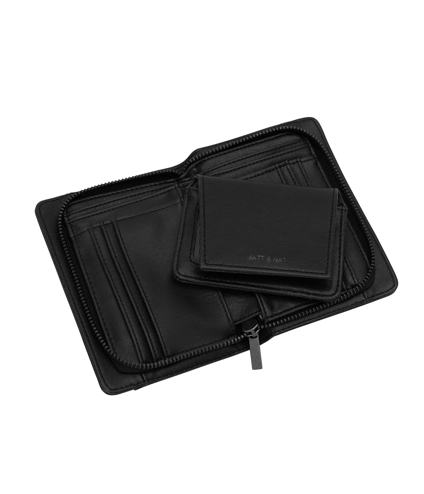 WEBBERSM Small Vegan Wallet - Vintage | Color: Black - variant::black