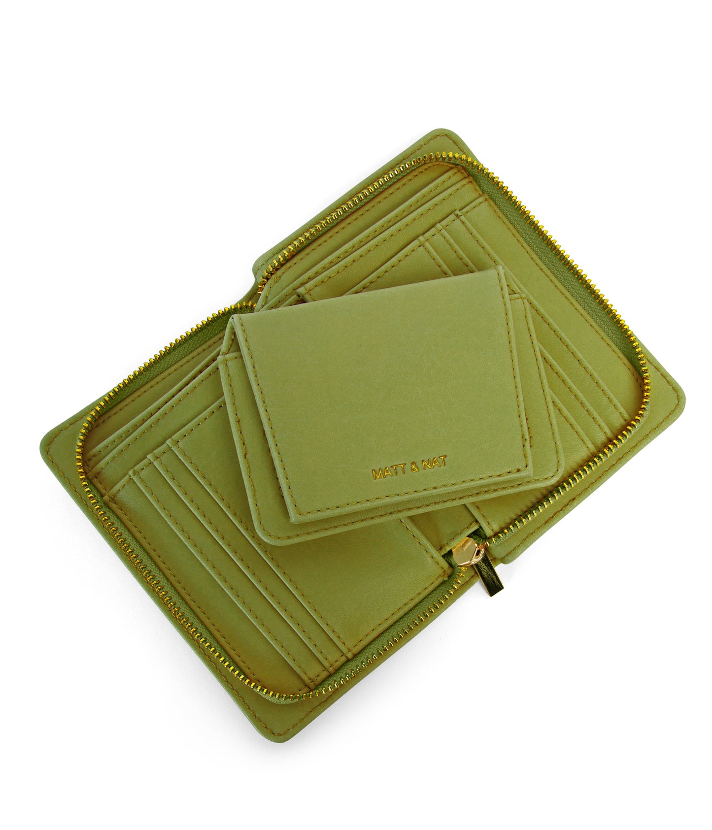 WEBBERSM Small Vegan Wallet - Vintage | Color: Green - variant::frog