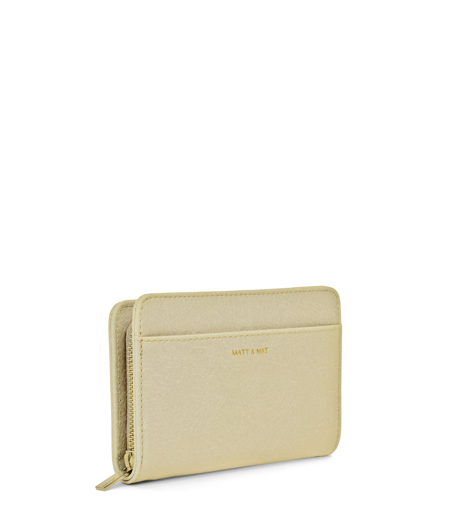 WEBBERSM Small Vegan Wallet - Vintage | Color: White - variant::vanilla