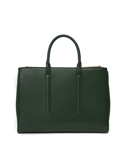 EVELIN Vegan Satchel - Loom | Color: Green - variant::vineyard