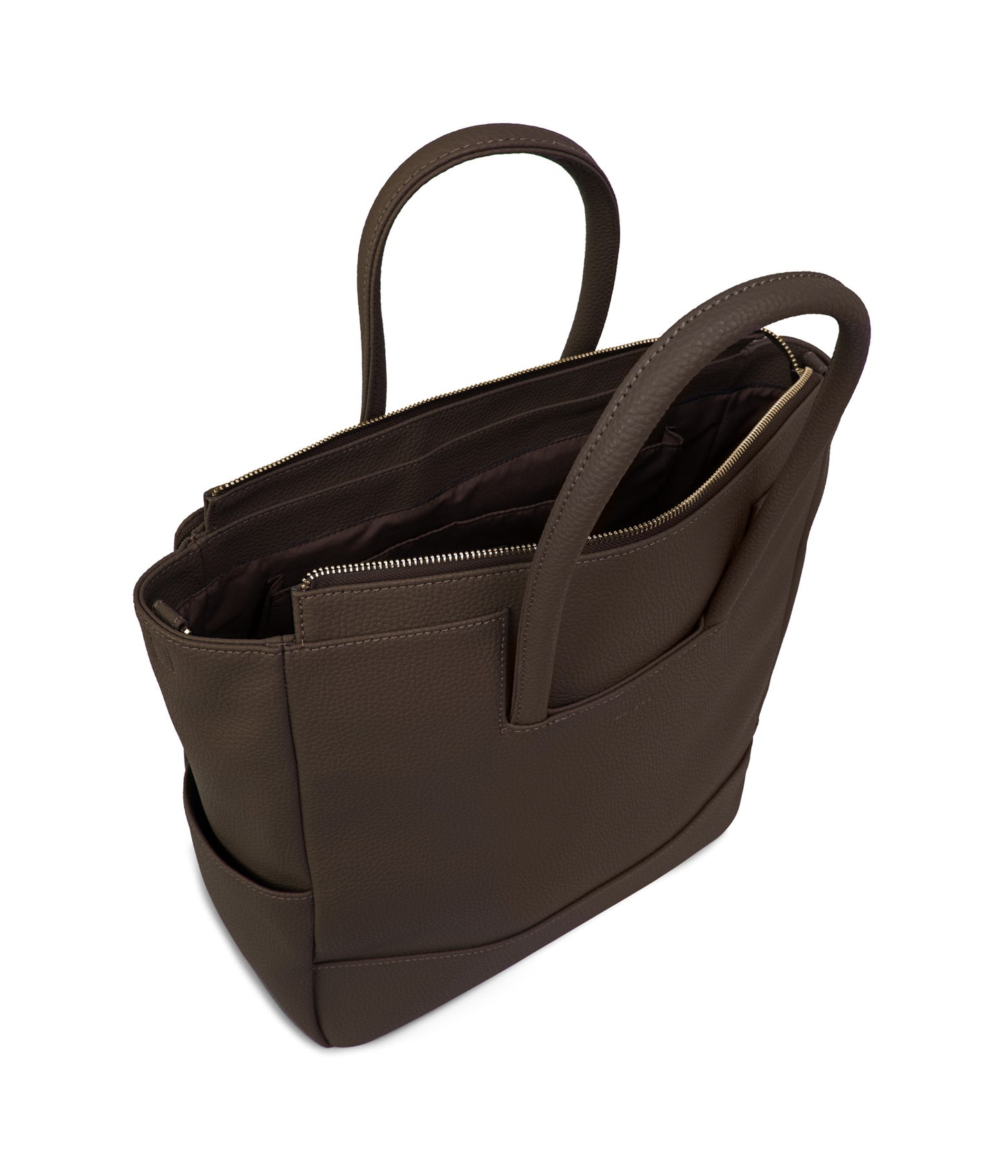 PERCIO Vegan Diaper Bag - Purity | Color: Brown - variant::chocolate