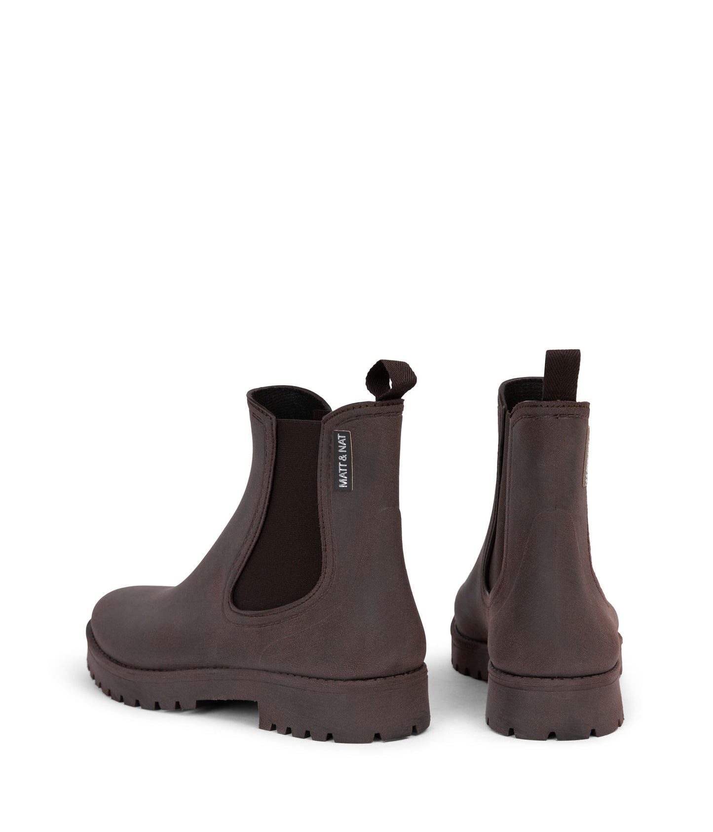 LANEY Women's Vegan Rain Boots | Color: Brown - variant::matbro