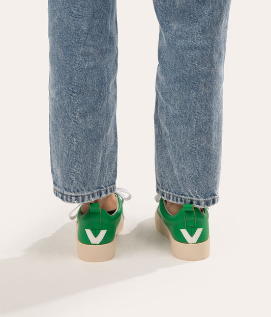 MARCI Women's Vegan Sneakers | Color: Green - variant::green