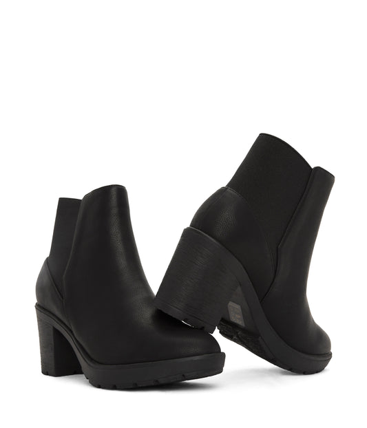 MONTROYAL Women's Vegan Boots | Color: Black - variant::black