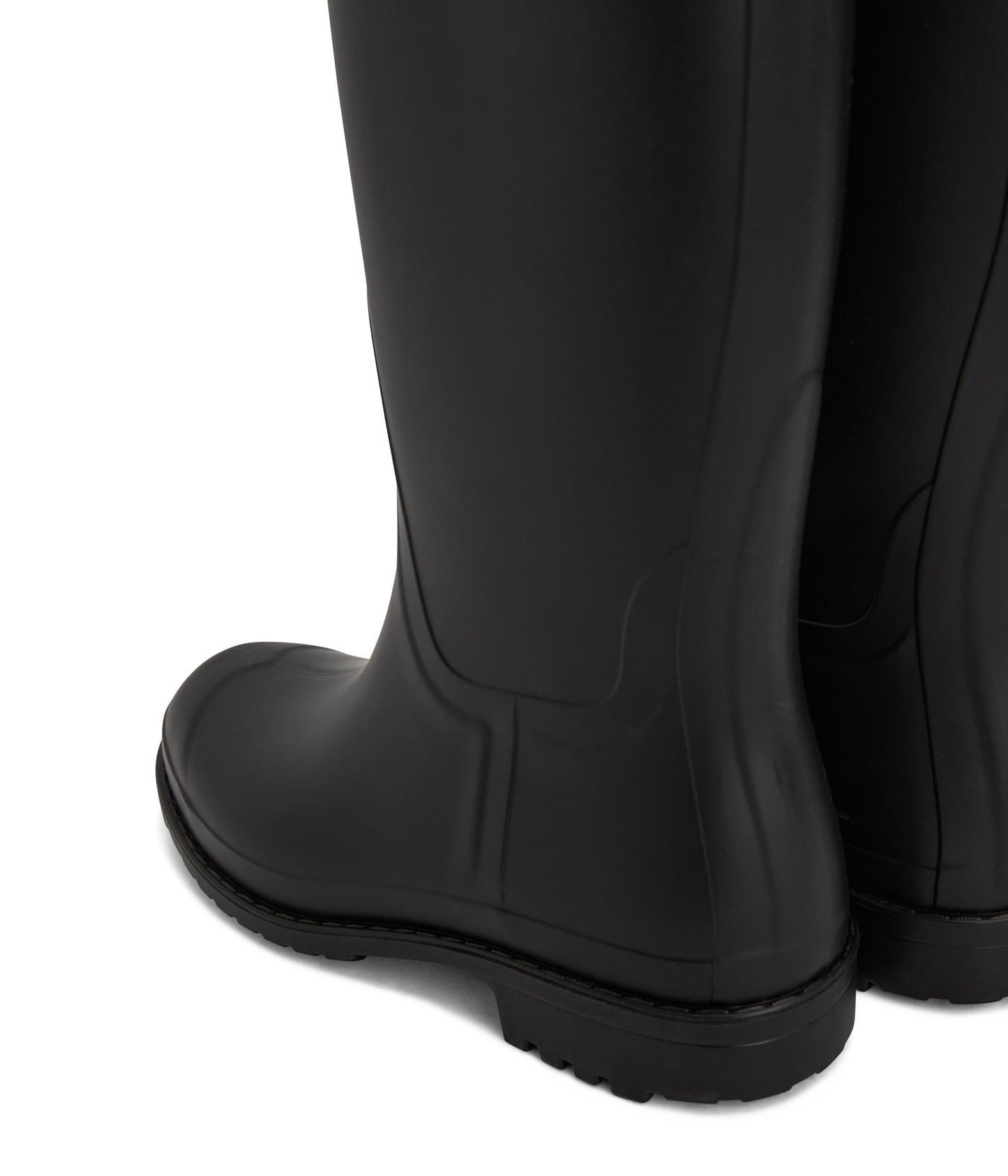 OTOKI Women's Tall Vegan Rain Boots | Color: Black - variant::black