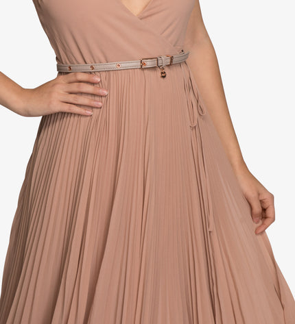 PENZA Women's Vegan Belt | Color: Purple - variant::mauve