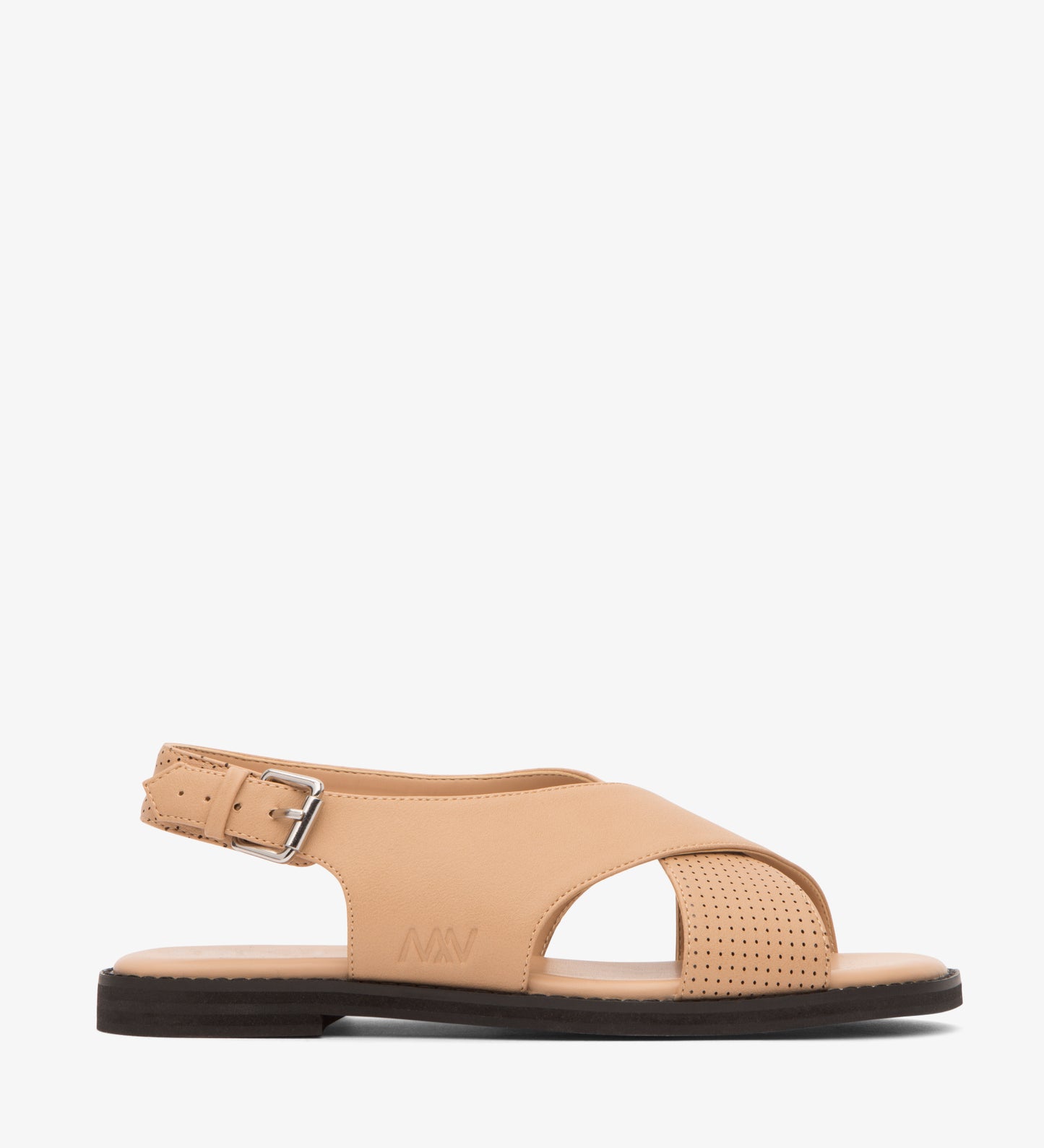 VILLERAY Vegan Criss Cross Sandals | Color: Beige - variant:sand