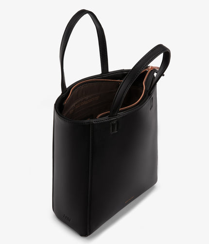 SELLA Vegan Tote Bag - Loom | Color: Black - variant::blackr