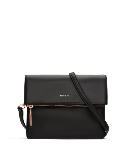 HILEY Vegan Crossbody Bag - Loom | Color: Black - variant::blackr