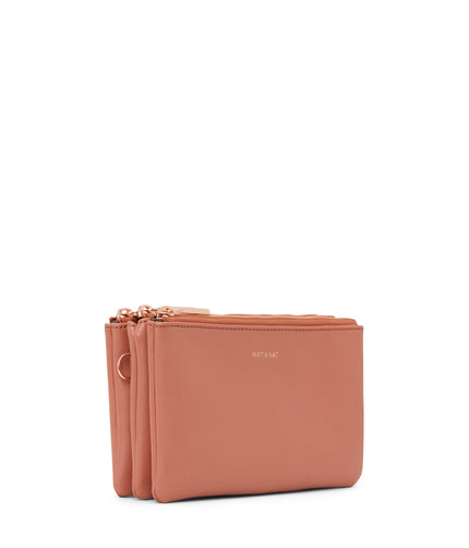 TRIPLET Vegan Crossbody Bag - Loom | Color: Pink - variant::ombre