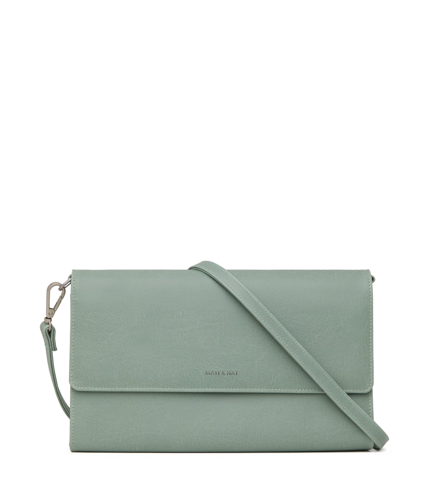 DREWLG Large Vegan Crossbody Bag - Vintage | Color: Green - variant::jade