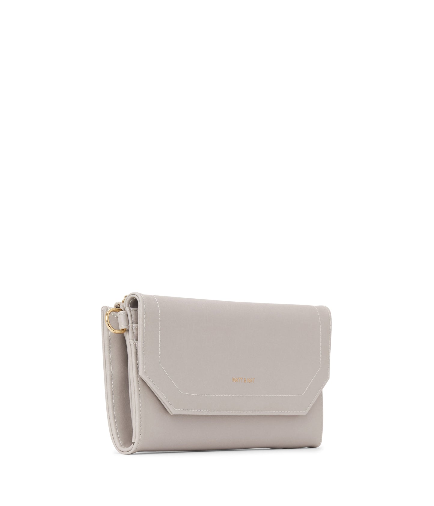 MION Vegan Wristlet Wallet - Vintage | Color: Grey - variant::pearl