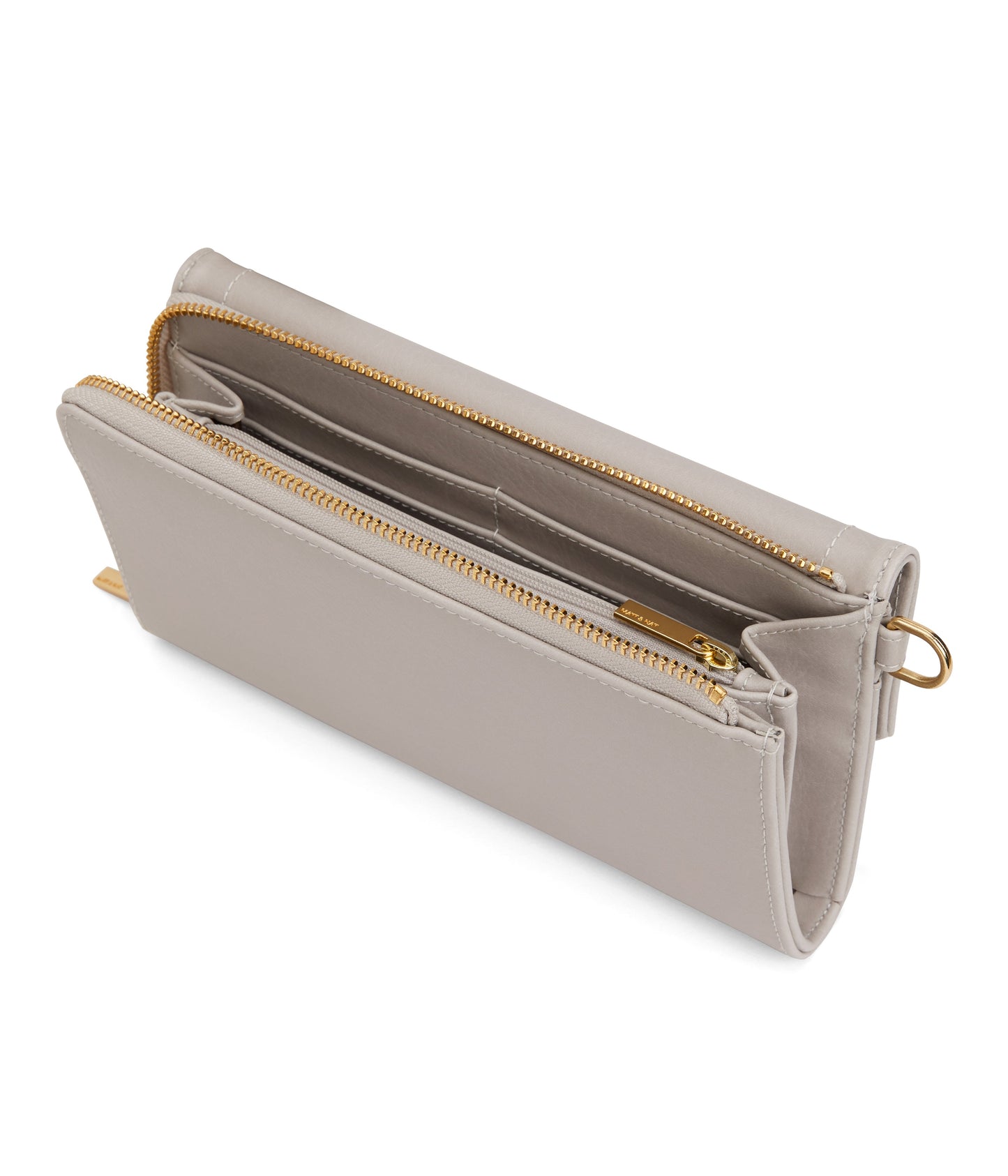 MION Vegan Wristlet Wallet - Vintage | Color: Grey - variant::pearl