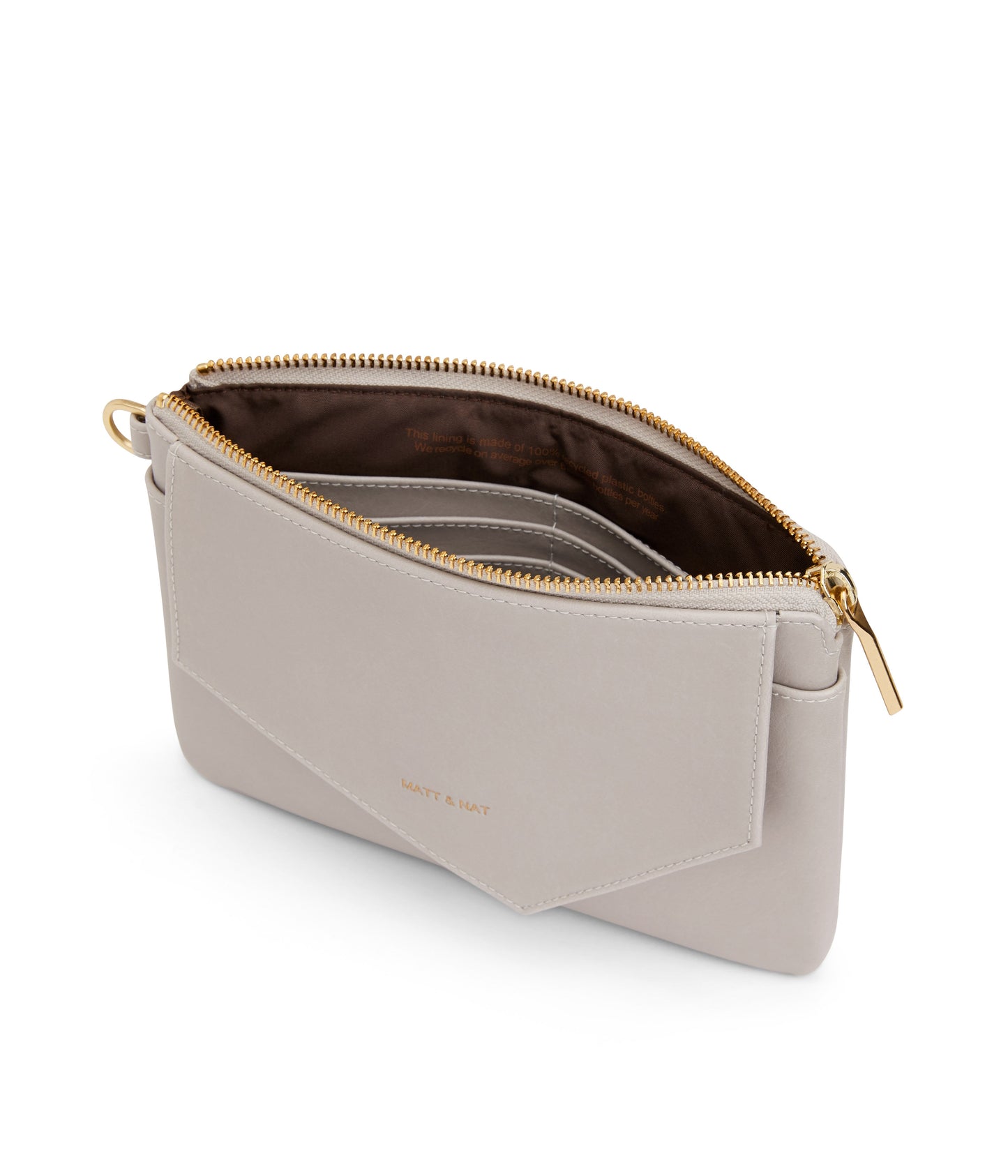 NIA Vegan Wristlet Wallet - Vintage | Color: Grey - variant::pearl