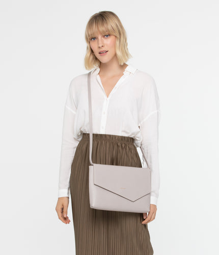 RIYA Vegan Clutch - Vintage | Color: Grey - variant::pearl