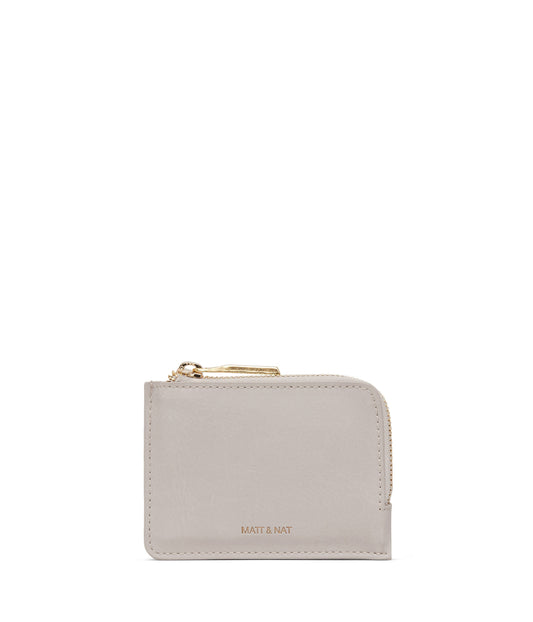 SEVASM Small Vegan Wallet - Vintage | Color: Grey - variant::pearl