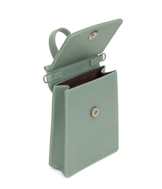 THESSA Vegan Crossbody Bag - Vintage | Color: Green - variant::jade