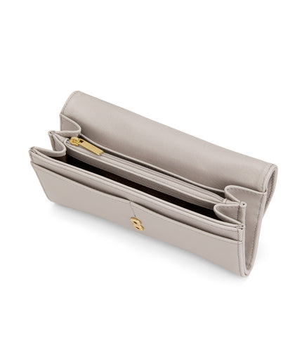 VERA Vegan Wallet - Vintage | Color: Grey - variant::pearl