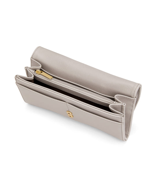 VERA Vegan Wallet - Vintage | Color: Grey - variant::pearl