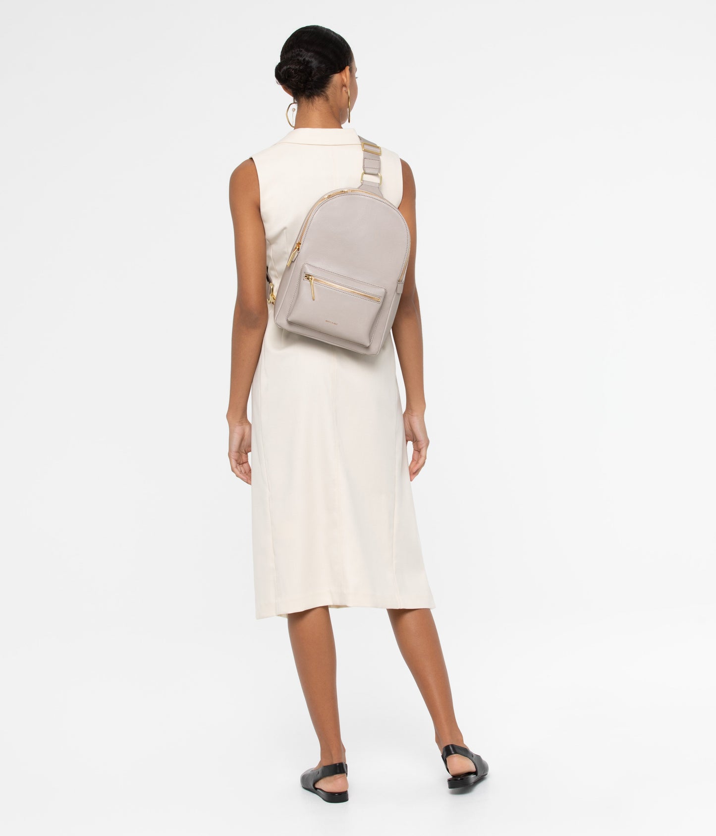 VOAS Vegan Sling Bag - Vintage | Color: Grey - variant::pearl