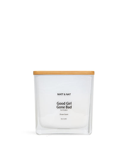 Good Girl Gone Bad Large Soy Candle | Color: White - variant::white
