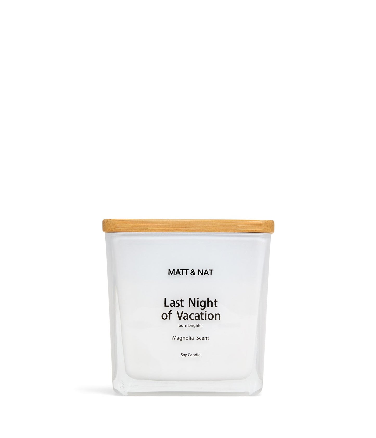 Last Night Of Vacation Mini Soy Candle | Color: White - variant::white