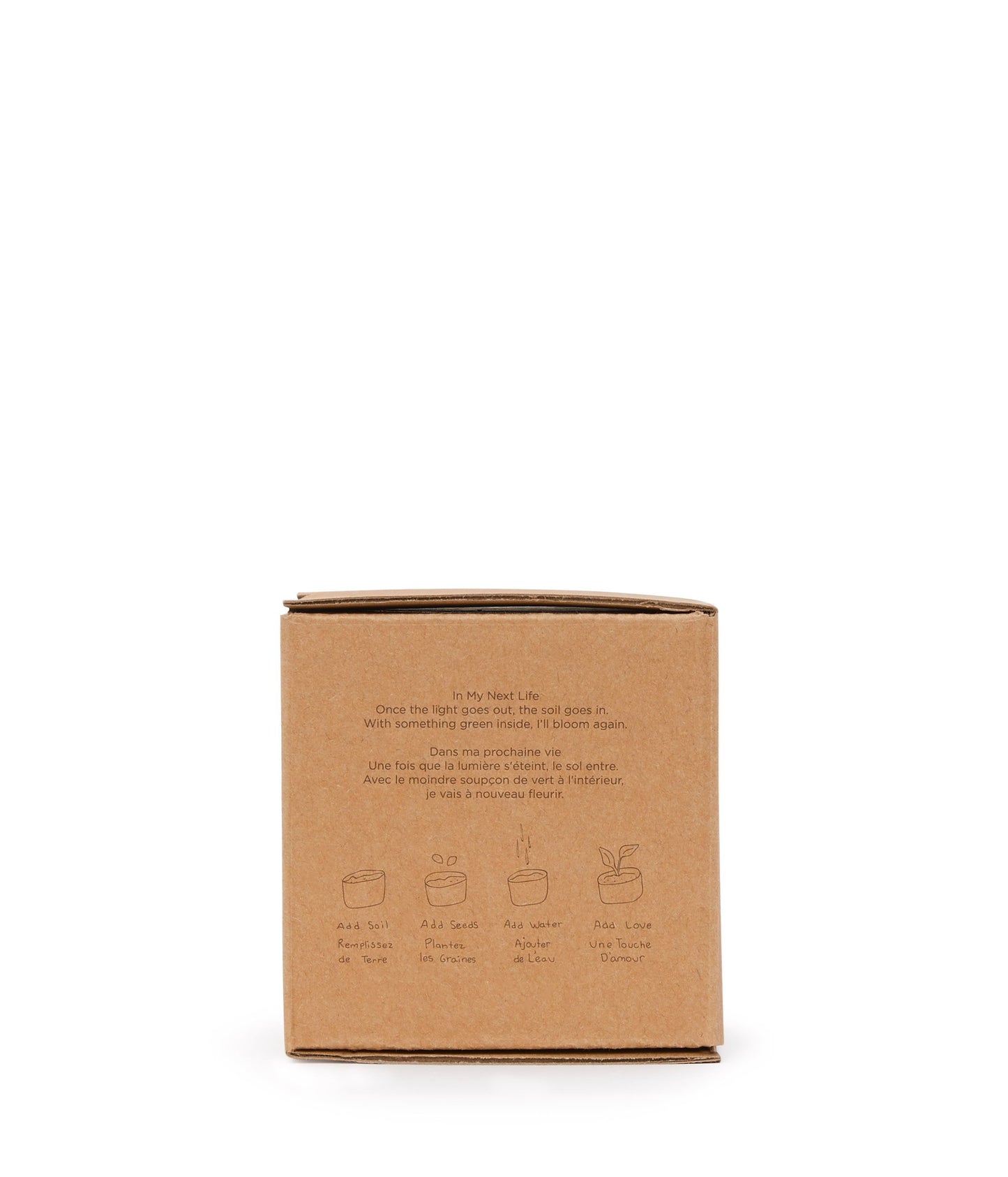 LIFE IS SWEET REG. ROUND BAMBOO - Candle | Color: White - variant::white