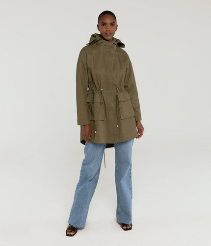 MILIN Women’s Utility Jacket | Color: Green - variant::olive
