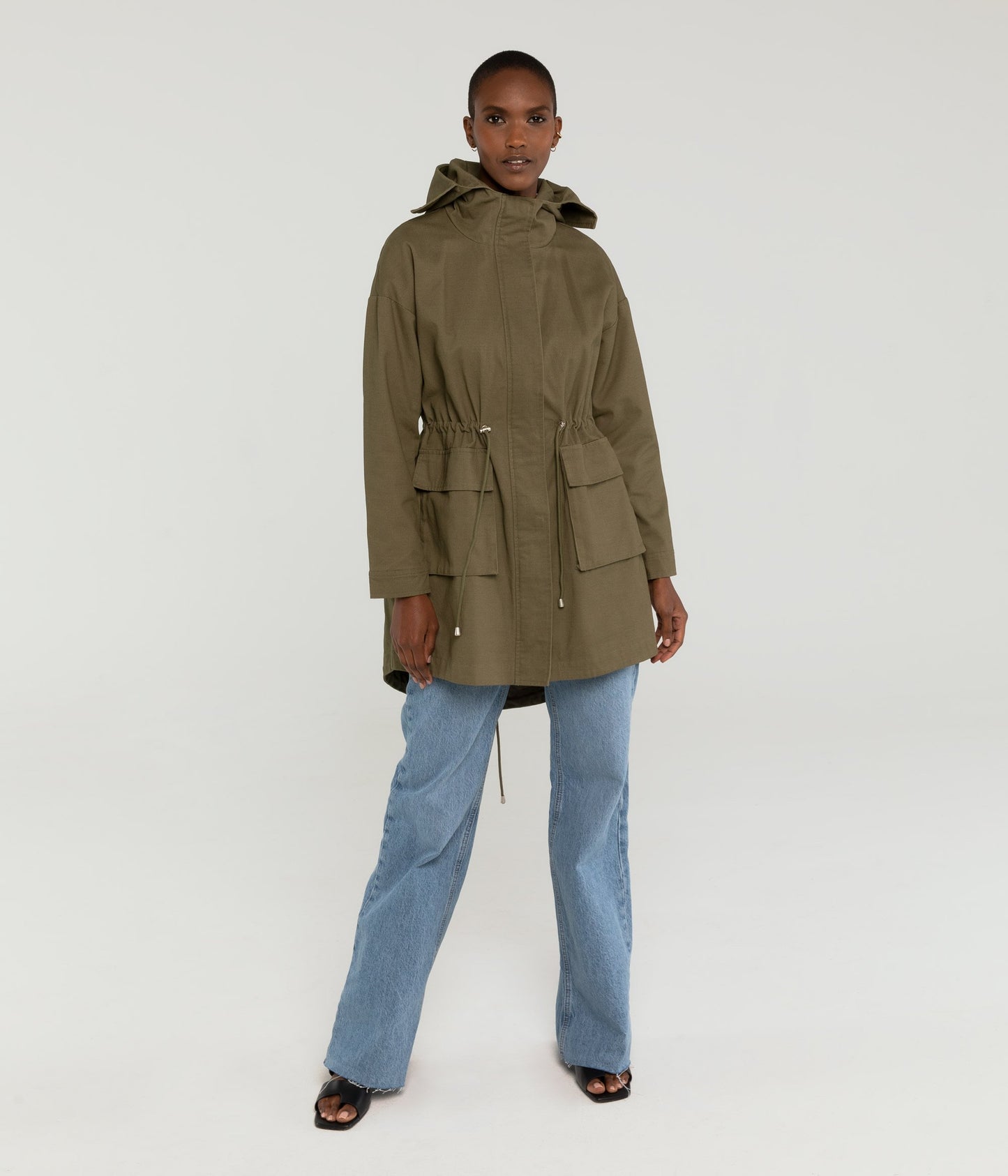 MILIN Women’s Utility Jacket | Color: Green - variant::olive